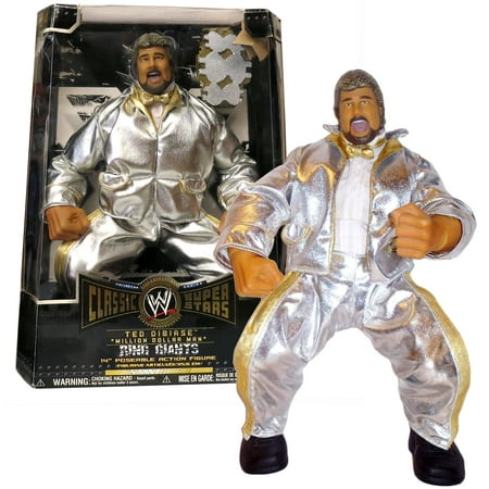 Jakks Pacific Year 2005 World Wrestling Entertainment WWE Classic Super Stars Series Ring Giants 14 Inch Tall Figure - TED DIBIASE MILLION DOLLAR MAN with 13 Points of Articulation and