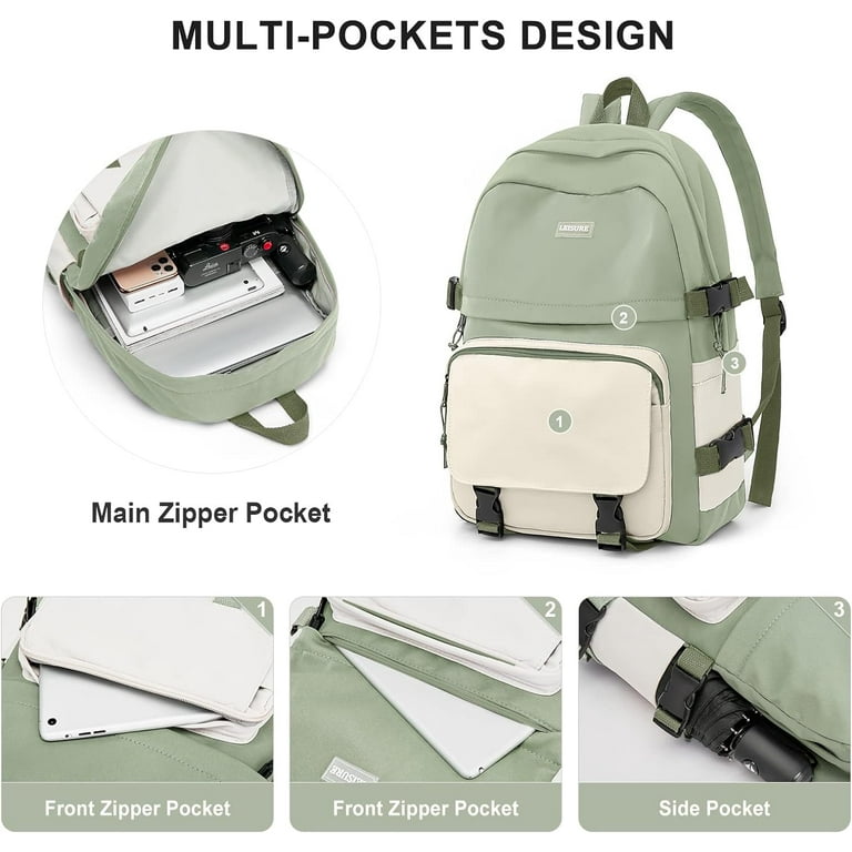Lightweight backpack For Middle School,cute College School Bags,14 Inch Laptop Bookbag Women,Travel Rucksack For Sports,carry on backpacks for High School(Green) - Walmart.com Lightweight backpack For Middle School,cute College School Bags,14 Inch Laptop Bookbag Women,Travel Rucksack For Sports,carry on backpacks for High School(Green) - Walmart.com