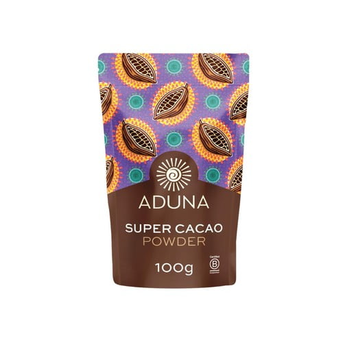 Aduna Super Cacao Powder 100g, British Import (Pack of 2)