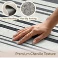 thumbnail image 6 of ODIKA 8'x10' Washable Area Rug Durable, Non-Slip Striped Farmhouse With Even Repeating Bands And Clean Border for Living Room, Under Sectional, Family, 6 of 7