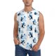 thumbnail image 1 of Balery Penguin Winter Fun Camisetas sin mangas para hombre, absorbe la humedad y protege contra el mal olor.-3X-Large, 1 of 7