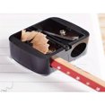 thumbnail image 3 of LNGOOR 1PC  Pencil Sharpener Manual Double Holes Pencil Sharpener With Clear Lid Portable Handheld Pencil Sharpener, 3 of 7