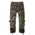thumbnail image 5 of Matchstick Men's Retro Relaxed Plus Size Cargo Pants with Multi Pockets, 5 of 7
