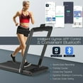 thumbnail image 5 of Demifill Folding Treadmilll, 2-in-1 Folding Treadmill with Dual LED Display, Electric, Motorized, Walking and Jogging Machine for Home and Office Workout, Black, 5 of 11