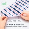 thumbnail image 3 of Benoxine Baby Bibs & Burp Cloths Set, 3-Layer, Super Absorbent, 100% Organic Cotton, 12-Pack, 3 of 8