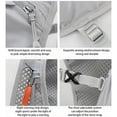 thumbnail image 4 of Breathable Hydration Backpack Vest, Lightweight Running and Cycling Water Bag Pack Gray, 4 of 5