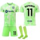 thumbnail image 1 of Barcelona 2024-2025 Home Kit with Socks, Raphinha #11 for Kids & Adults, 1 of 2