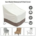 thumbnail image 5 of Paquete de 2 Fundas para Sillas Adirondack para Patio de 31 x 33 x 36 Pulgadas, Funda Resistente para Exteriores 420d, Impermeable para Exteriores, 5 of 5