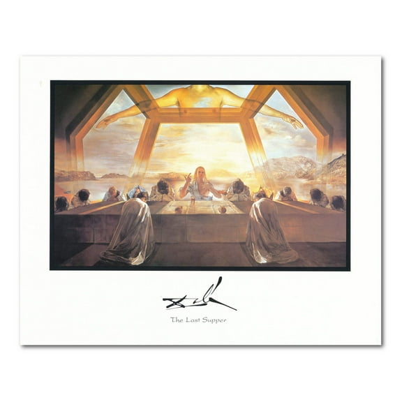 Salvador Dali The Sacrament of The Last Supper Surrealism 16x20 Art Print