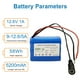 thumbnail image 3 of Batería recargable de iones de litio de 12 V 5200 mAh con cargador KBT, 3 of 6