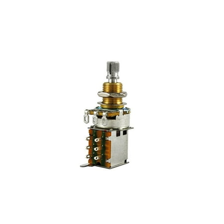 500k Audio Pot - 500K Push/Push Audio Taper Pot, 500K By Allparts