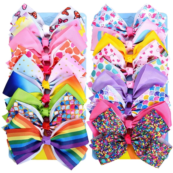 Hair Bows Dwenarry, 18 unidades, pinzas coloridas para niñas
