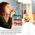thumbnail image 3 of Acrylic Sunglasses Frame Riser Display Stand, 3 Tier Eyeglasses Rack Holder Glasses Display Stand, Acrylic Eyewear Display, 3 of 8
