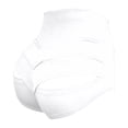 thumbnail image 5 of idosla High Waisted Yoga Shorts for Women, Summer Cutout Workout Biker Shorts, Hip Lifting Squat Proof Compression Shorts for Gym (White, S), 5 of 8
