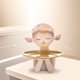 thumbnail image 5 of Estatua de resina Zulema para niñas con soporte para Bandeja de almacenamiento, 5 of 5
