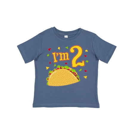 

Inktastic I m Two- Taco Birthday Party Gift Toddler Boy or Toddler Girl T-Shirt
