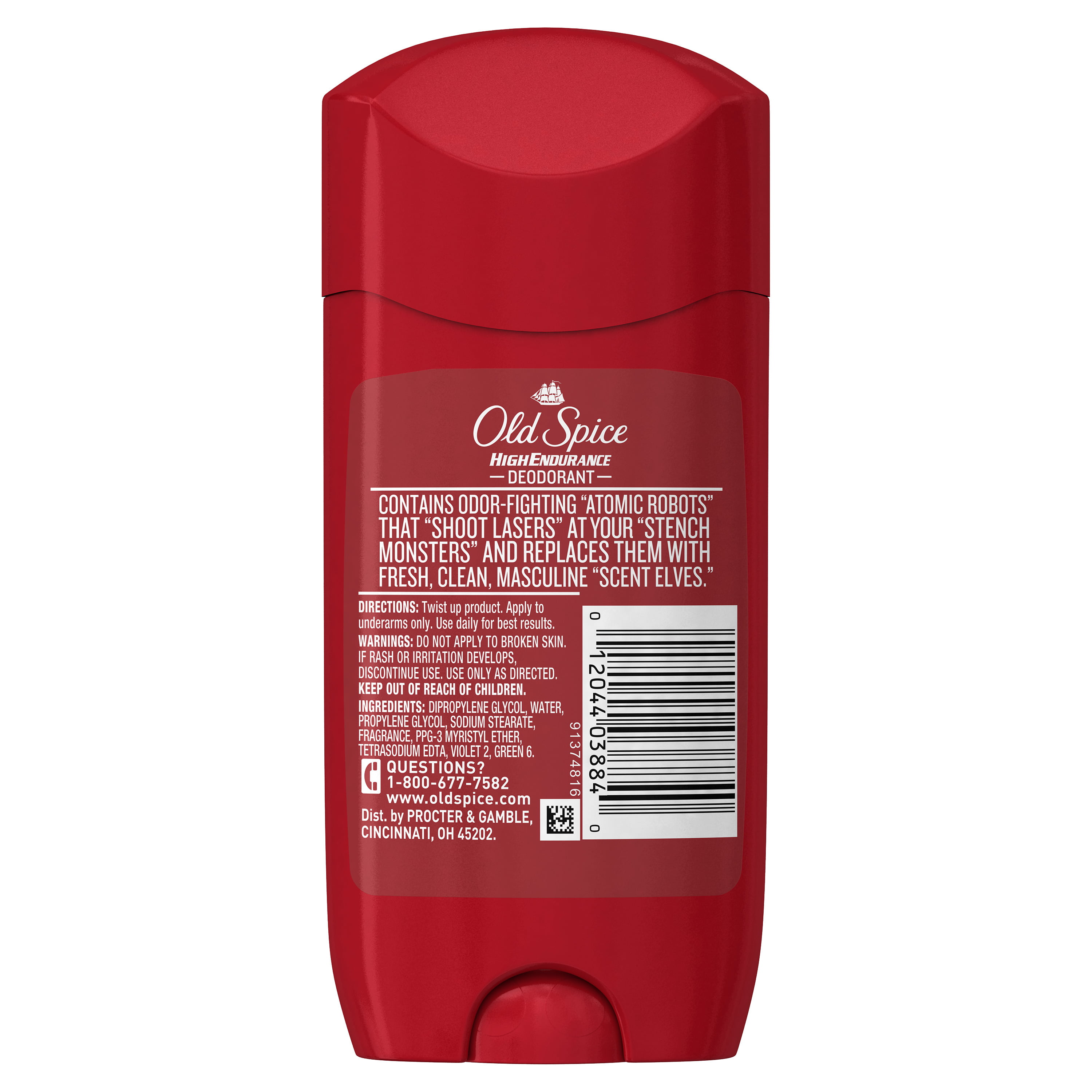 katje Regulatie Moeras Old Spice High Endurance Fresh Scent Deodorant for Men, 3.0 oz - Walmart.com