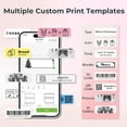 thumbnail image 3 of Nelko Label Maker Machine with Tape, P21 Portable Bluetooth Label Printer, Wireless Built-in Cutter Sticker Maker Mini Label Makers with Mu, 3 of 9