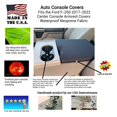 thumbnail image 2 of Auto Console Covers- Fits the Ford F-250 Super Duty 2017-2022 with 40/20/40 6 passenger seating Center Console Armrest Lid Cover Waterproof Neoprene Fabric -Tan, 2 of 2
