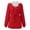 Red, variant on Women's Fashion Drawstring Hoodie Coat Winter Warm Inside Padded Jacket Slim Zipper Jackets for Women Black S