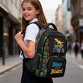 thumbnail image 5 of Pzuqiu Tropical Palm Leaf Backpack for Kids Book Bag Back to School Lightweight Portable School Bags Travel Daypack Schoolbag for Boys 17 Inch Waterproof Laptop Daypack, 5 of 7