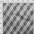 thumbnail image 3 of oneOone Cotton Flex Gray Fabric Check Quilting Supplies Print Sewing Fabric By The Yard 40 Inch Wide, 3 of 4