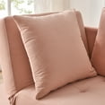 thumbnail image 3 of Convertible Sleeper Sofa Chair – Adjustable Recliner with Pull-Out Bed & Wheels – Space-Saving Linen Fabric Sofa for Small Spaces, Apartments, Dorms, 3 of 11