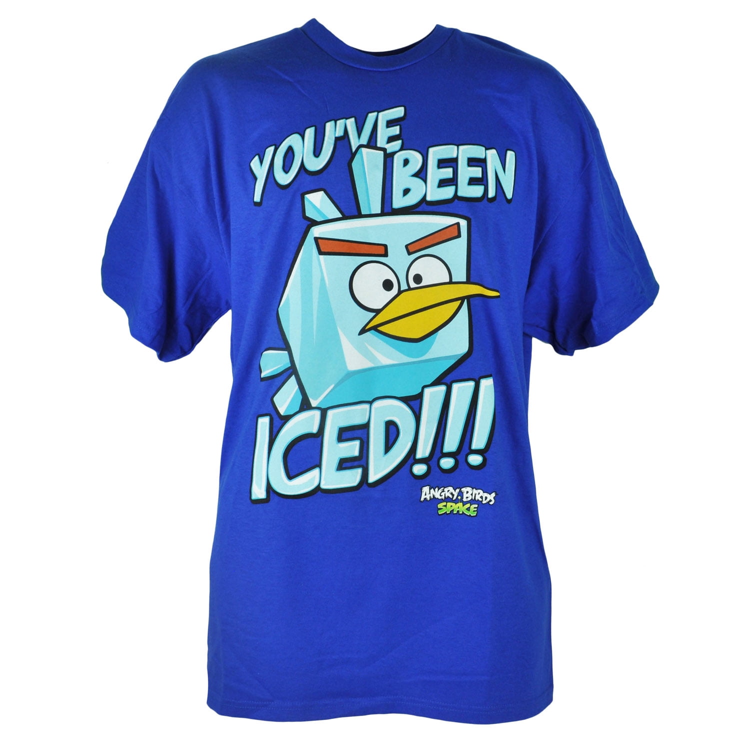 Space Ice Youve Been Iced Phone Video Game Blue Tshirt Tee Small