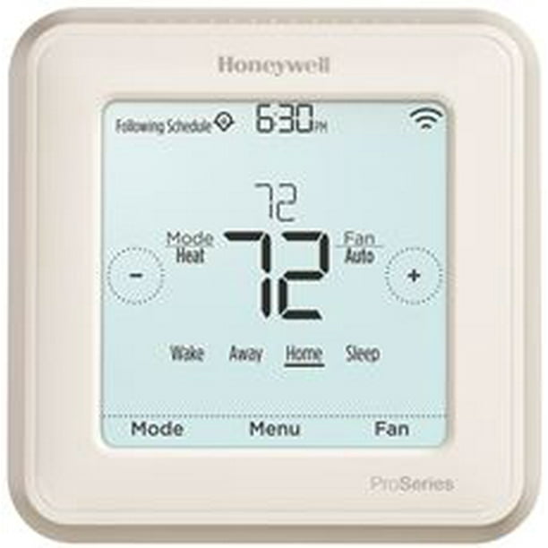 Honeywell Lyric T6 Thermostat, 3 Heat / 2 Cool Heat Pump Or 2 Heat / 2