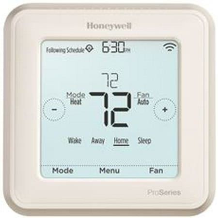 Honeywell Lyric T6 Thermostat, 3 Heat / 2 Cool Heat Pump Or 2 Heat / 2 Cool