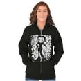 thumbnail image 3 of Halloween Betty Boop Enchantress Zip Hoodie Sweatshirt Women Brisco Brands X, 3 of 4