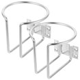 thumbnail image 4 of Porte-Boisson en Acier Inoxydable pour Voiture avec Design Anneau et Porte-Gobelet en Forme de L Argent 2 Pcs, 4 of 9