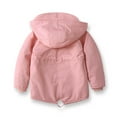 thumbnail image 3 of LUOGENLI Girls Jackets Size 7-8 Spring Kids Boys Girls Winter Thicken Coat With Pocket Hooded Jacket Toddler Windproof Zipper Thick Warm Outwear Girls Jackets Jackets for Girls 2-3 Years, 3 of 6