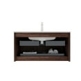 thumbnail image 4 of 30" Bathroom Vanity with Sink, Modern Wall-Mounted Floating Plywood Bathroom Storage Cabinet with 2 Drawers, White Ceramic Basin with Sink Hole Cover and Drain, 4 of 5