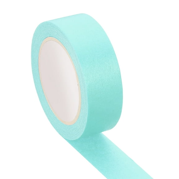 Uxcell Colored Masking Tape 9/16" x 11 Yards, Color Code Labeling Tape, Light Blue