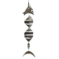 thumbnail image 1 of In the Breeze Fish Shimmer Helix Hanging Wind Spinner, Stainless Steel, Marlin, 1 of 4