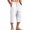 White, variant on GrmtClth Linen Harem Pants for Men 3/4 Long Elastic Drawstring Waist Loose Fit Casual Yoga Beach Trousers with Pockets Light Blue S