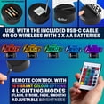 thumbnail image 3 of Avengers LED Table Light with Remote Control Color Changing Desk Lamp, 3 of 6