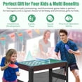 thumbnail image 4 of 16 in 1 Combo Game Table, SHINPT Game Table for Kids/Adults, 48" Multi Game Table with Foosball, Billiards, Ping Pong, Air Hockey, Board Game table for Game Room, Backyard & Family Gatherings, 4 of 13