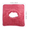 thumbnail image 2 of CTIRCHIU 2Pcs Pink Microfiber Massage Facial Hole Cover for and Massage Bed, 2 of 8