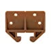 thumbnail image 3 of Prime-Line MP7084 Track Guide Drawer Repair Hardware, 15/32 in, Brown, 25 Piece, 3 of 5