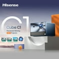 thumbnail image 2 of Hisense C1 Trichroma Laser 4K UHD Mini Projector with Dolby Vision, Dolby Atmos, & 1,600 Lumen Brightness, 2 of 21
