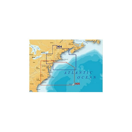 Navionics MSD/904PP Platinum Plus Northeast & Canyons Marine Map For