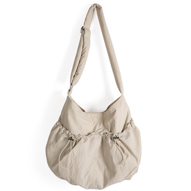 Bolso Bandolera Nailon para Mujer Mano Con Cordón Múltiples Bolsillos Viajes Al Aire Libre