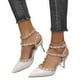thumbnail image 1 of Sandalias de gladiador puntiagudas de verano para mujer, zapatos de tacón alto con tachuelas de marca de lujo de estilo Nova 2023, zapatos de diseñador para mujer Sandals34 Gao Jinjia LED, 1 of 2