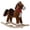 Brown#1, variant on Kids Bikes Qaba Kids Ride on Rocking Horse Plush Toy with Realistic Sounds and Red Scarf for Over 3 Years Old Birth Gift,Kids Riding Toys