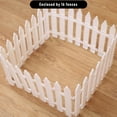 thumbnail image 3 of White Decorative Fence Christmas Scenery Fence Can be assembled freely PVC material, 3 of 10