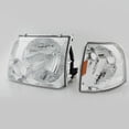 thumbnail image 6 of AKKON - 4Pcs Combo Fits 2002-2005 Ford Explorer 4Door Model Chrome Headlights w/Corner Signal Lamp Left+Right Pair, 6 of 6