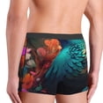 thumbnail image 5 of Daiia Colorful Flower Bird Men's Underwear Boxer Briefs, Cotton Stretch Moisture-Wicking Underwear-X-Large, 5 of 9