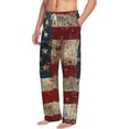 thumbnail image 6 of Logiee American Flag1 Print Pajama Pants for Men,Men’s Pajama Bottoms,Mens PJ Pants with Pockets & Button Fly-3X-Large, 6 of 6